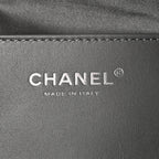Metallic Caviar Quilted Small Chanel 25 Handbag Anthracite