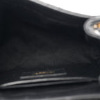 Lambskin Quilted Monogram Mini Nolita Black