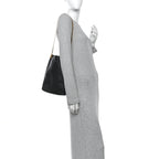 Calfskin Small Suzanne Hobo Black