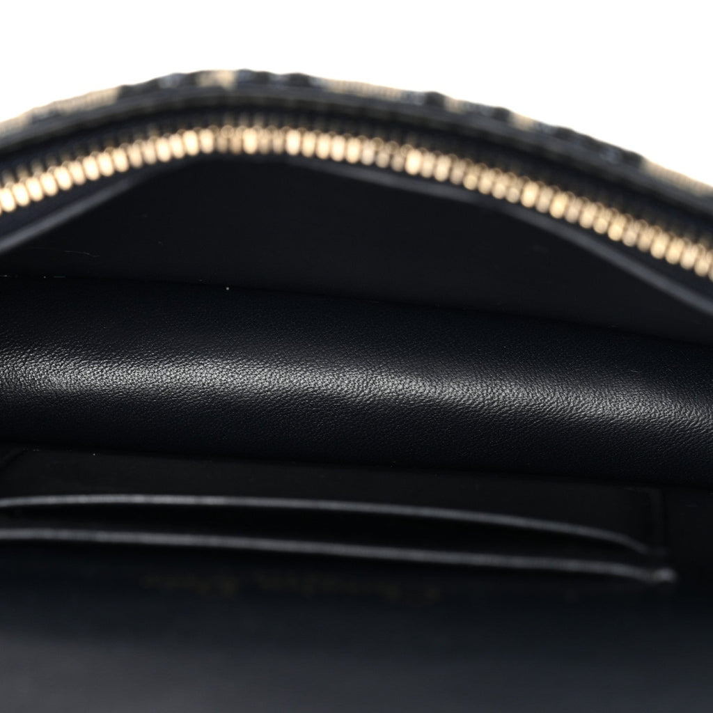 Oblique Saddle Belt Bag Blue