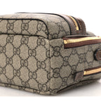 GG Supreme Monogram Azalea Calfskin Retro Interlocking G Multi-Function Bag Beige Ebony Brown Sugar