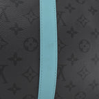 Reverse Monogram Eclipse Keepall Bandouliere 55 Turquoise