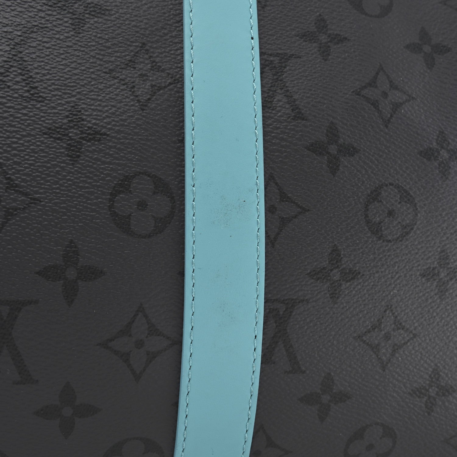 Reverse Monogram Eclipse Keepall Bandouliere 55 Turquoise