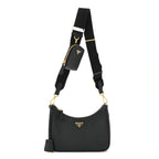 Saffiano Lux Re-Edition 2005 Shoulder Bag Black