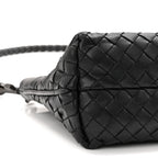 Nappa Intrecciato Mini Shoulder Bag Black