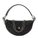 Caviar Quilted Other Shape With Chain Black