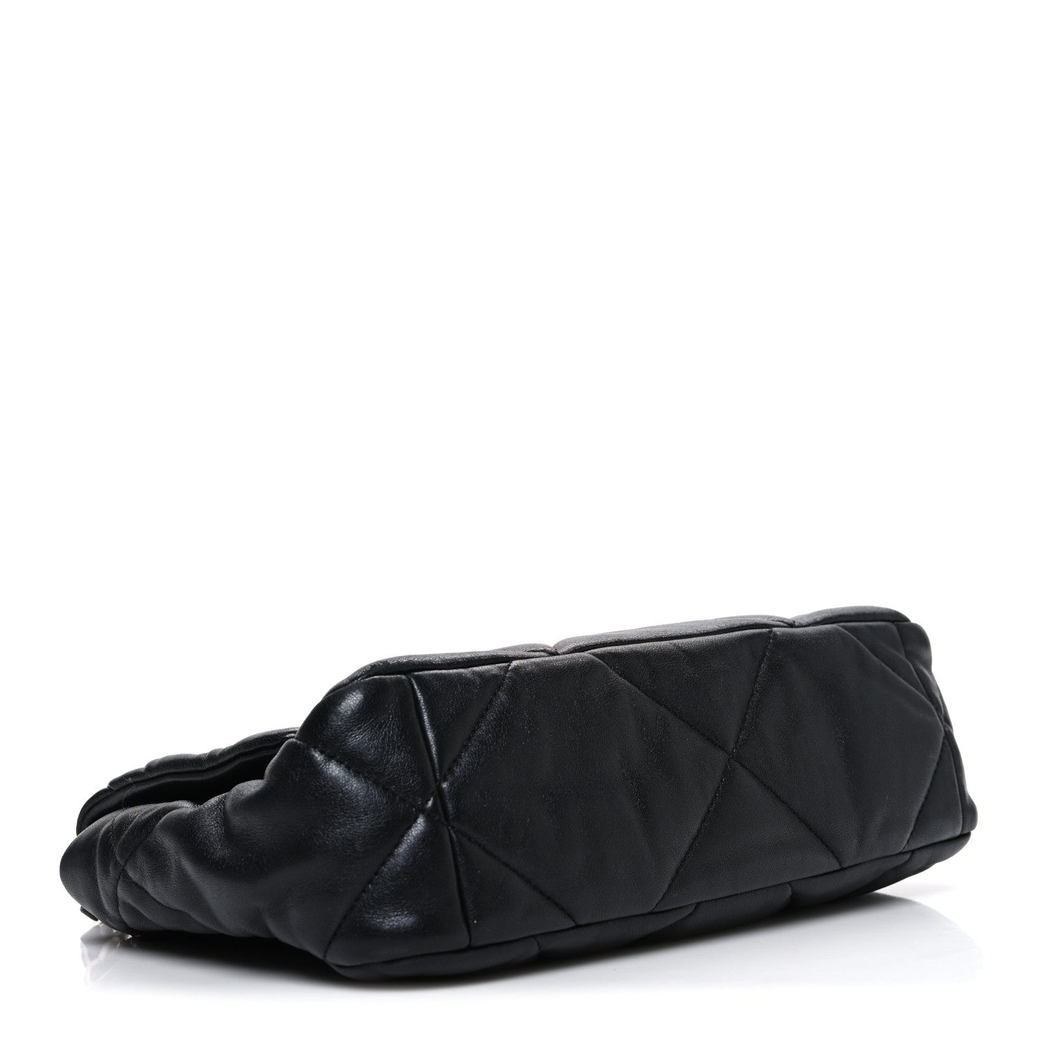 Lambskin Quilted Medium Chanel 19 Flap Black