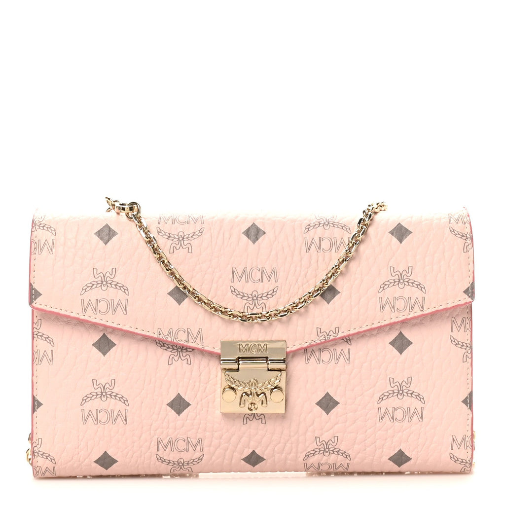 Visetos Medium Patricia Wallet On Chain Soft Pink