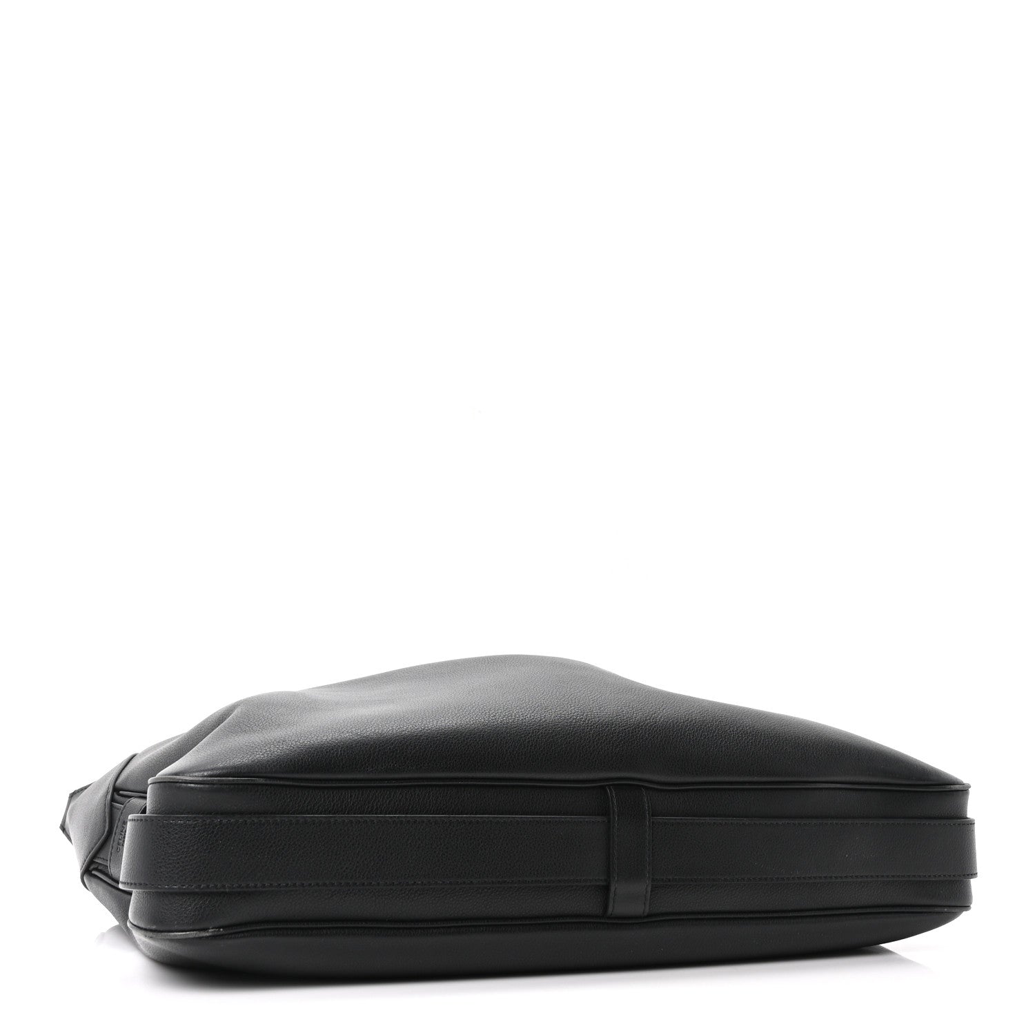 Supple Calfskin Large Romy Shoulder Bag Black