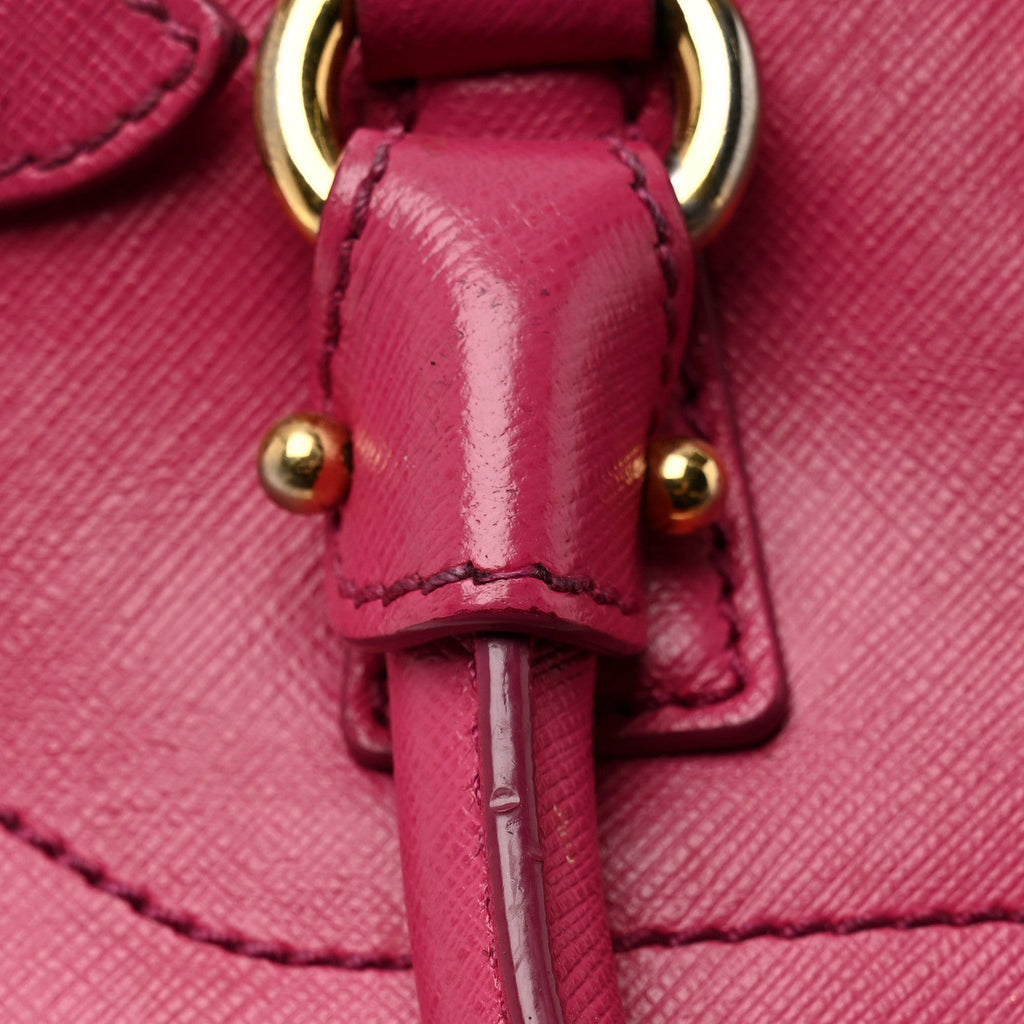 Hammered Calfskin Batik Tote Pink