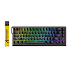 Attack Shark X68 HE Rapid Trigger 60% Wired Mechanical Gaming Keyboard with Adjustable Actuation and Hall Effect Magnetic Switch, 8KHz Response Rate - Black