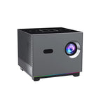300 ANSI Lumens 8K/4K WiFi 5G Voice Remote Portable Smart Movie Projector with LED Lighting and Built-In Bluetooth 5.0 Apps