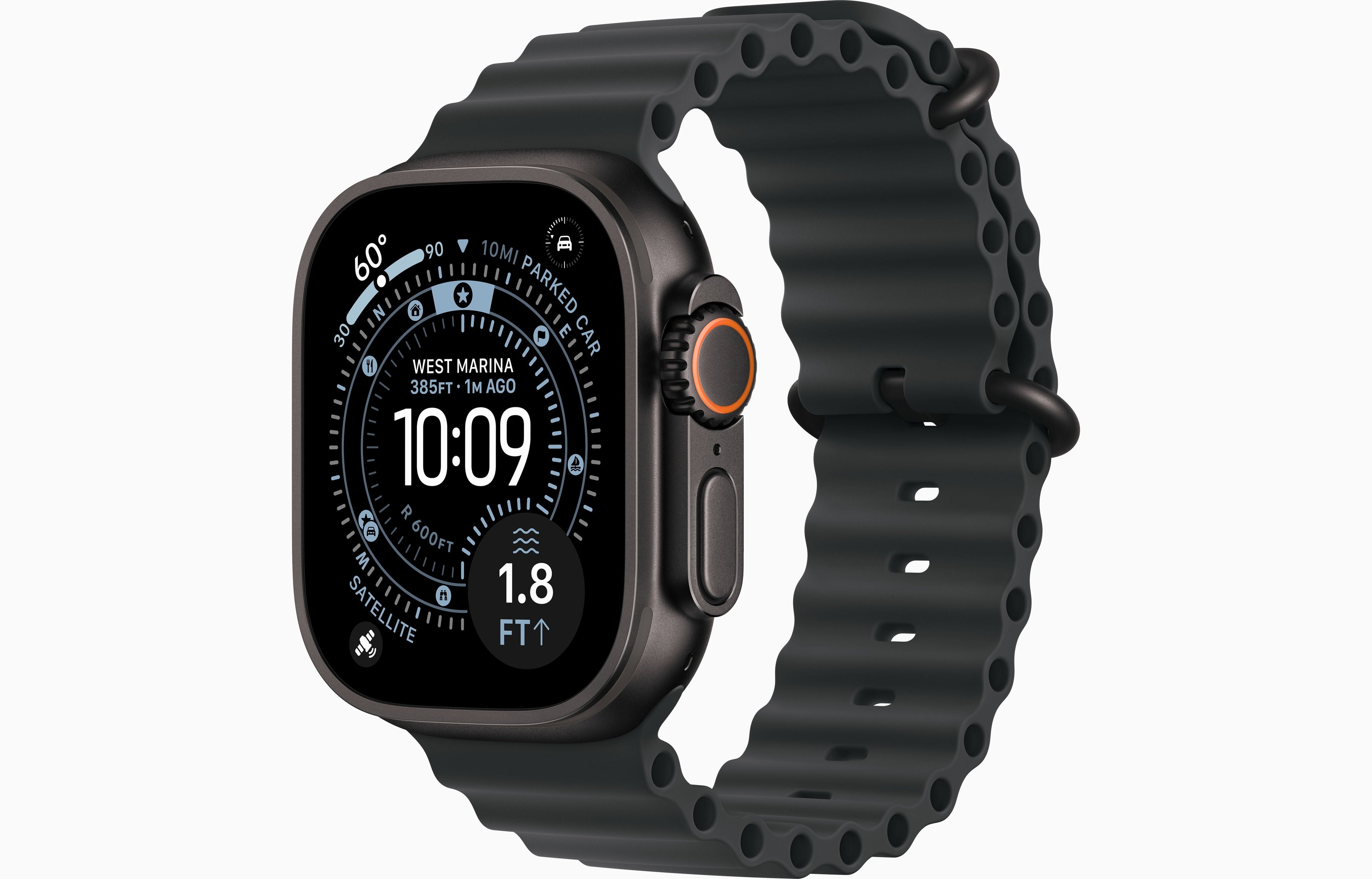 Apple Watch Ultra 3 GPS + Cellular 49mm Natural Titanium Case with Natural Titanium Milanese Loop
