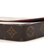 Monogram Pochette Felicie Chain Wallet Fuchsia