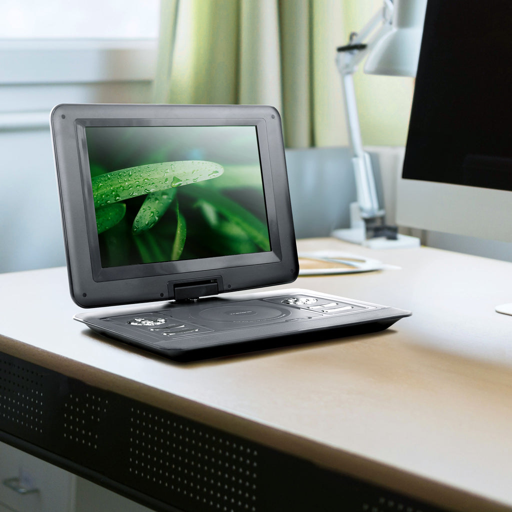 13.3 Inch Portable TV+DVD Player with Color TFT LED Screen and USB/HD/AV Inputs