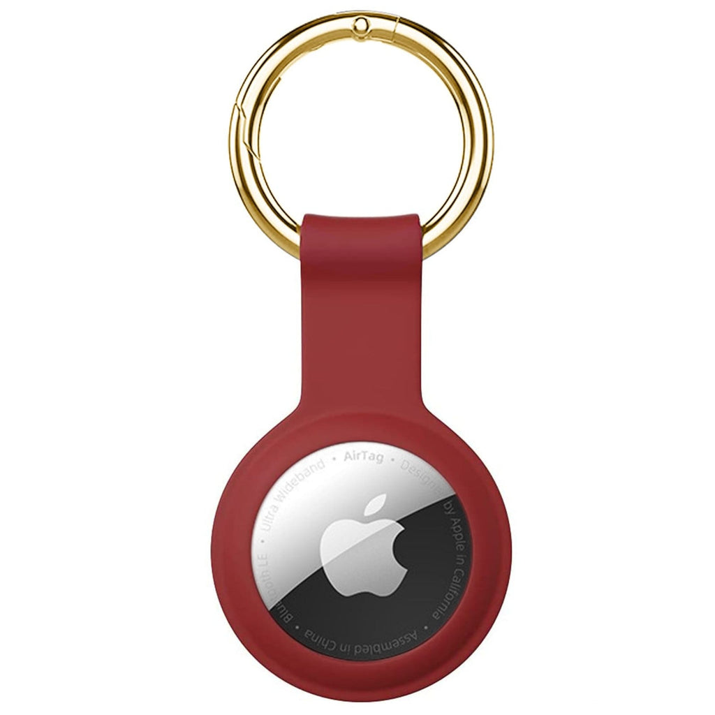 SAHARA- Liquid Silicone Case for Apple AirTag - Red