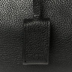 Grained Calfskin Small Supple Sac De Jour Black