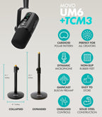 Movo Podcast Equipment Bundle for Smartphone