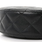Caviar Quilted Other Shape With Chain Black