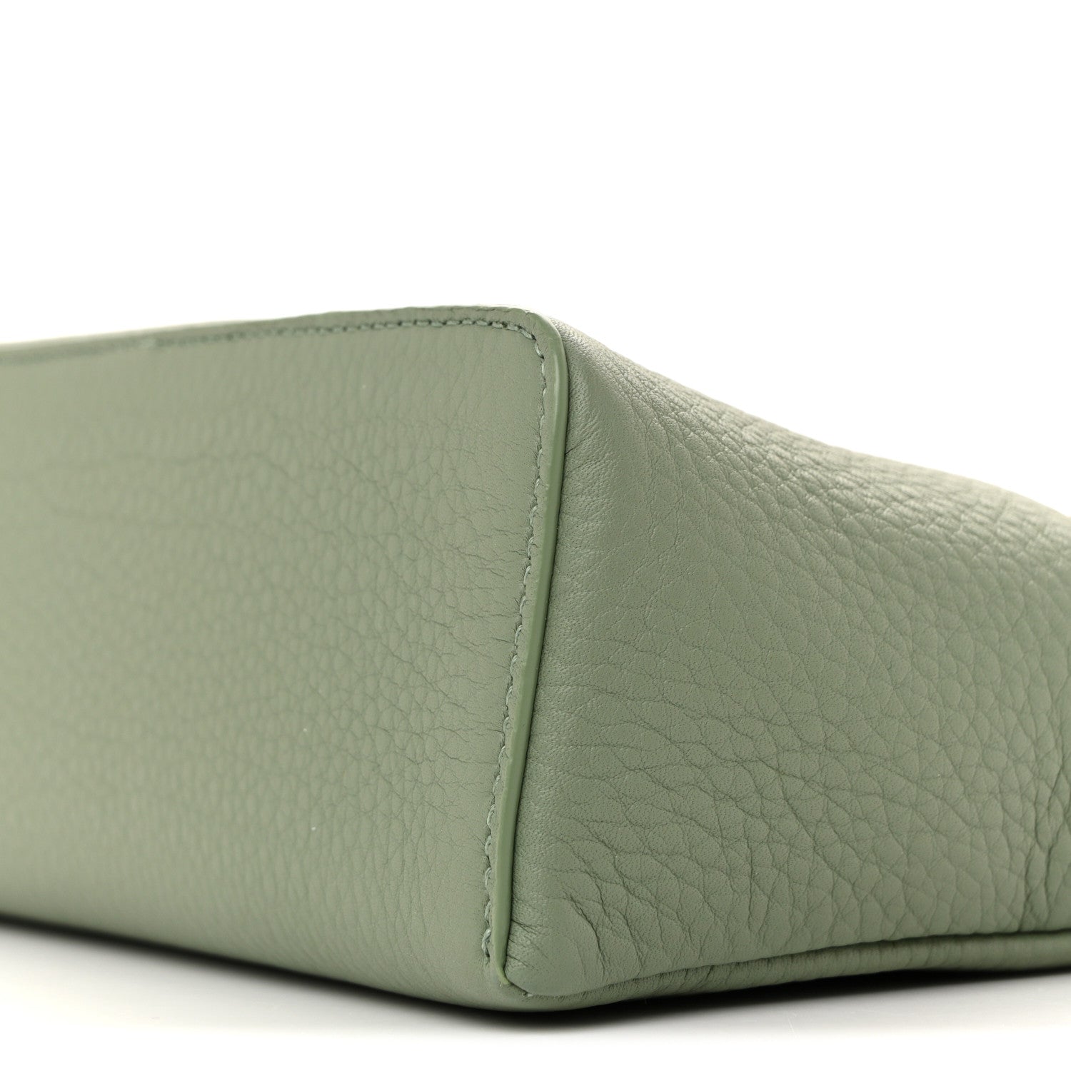 Grained Calfskin L19 Extra Pocket Pouch Sage Brush Leaves