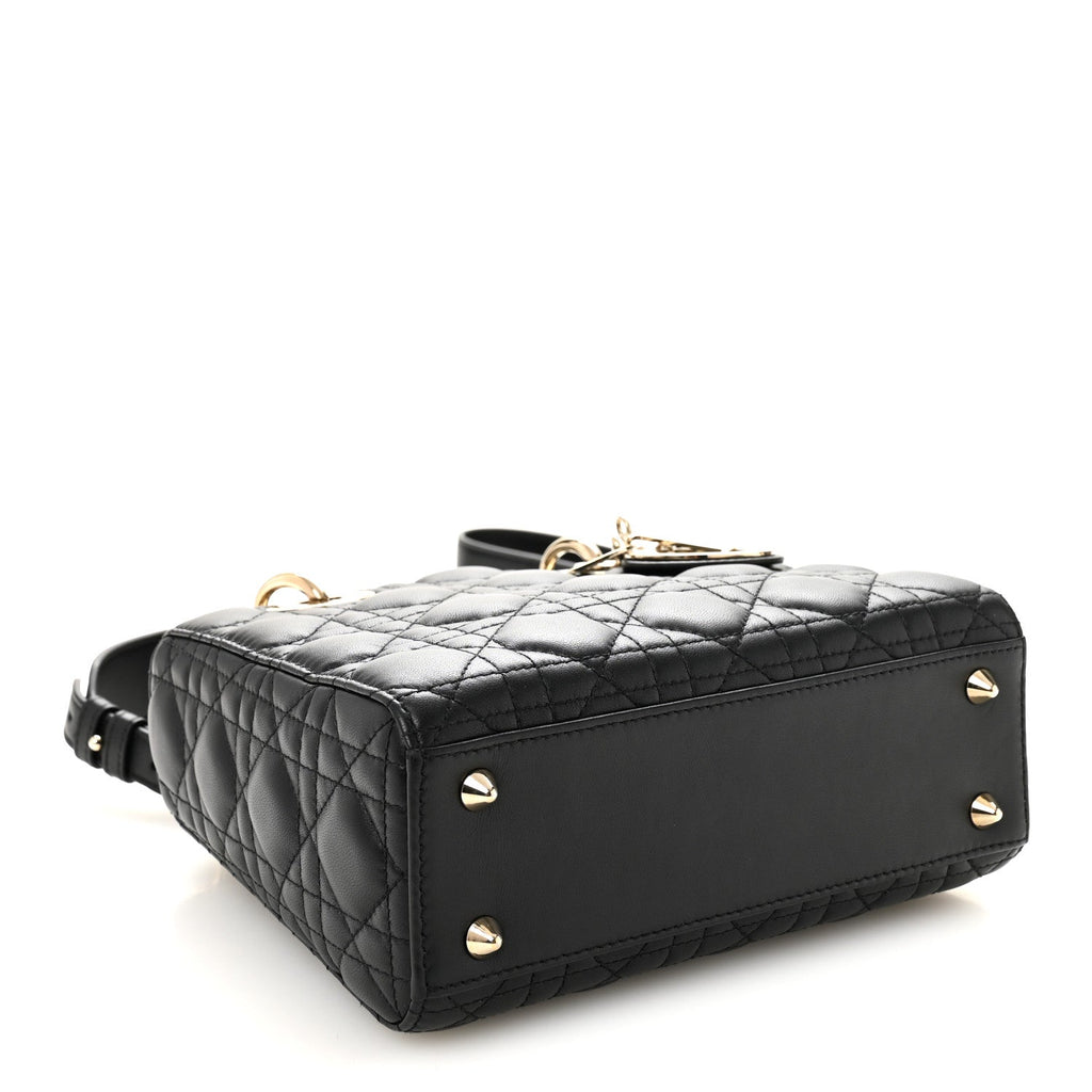 Lambskin Cannage Small My ABCDior Lady Dior Black