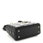 Lambskin Cannage Small My ABCDior Lady Dior Black