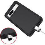Entronix Bundle Compatible with Pixel 7a - Heavy Duty Case & 2 Clear Screen Protectors