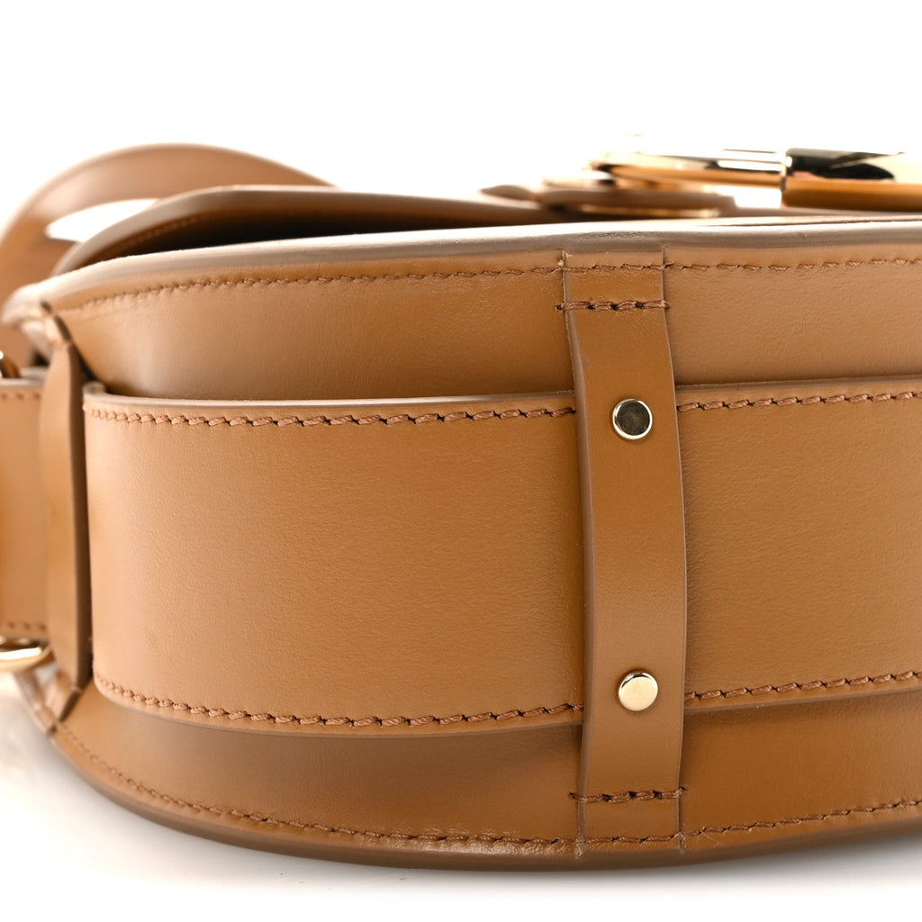 Calfskin Small Tess Bag Pottery Brown