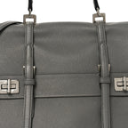 Saffiano Cuir Convertible Top Handle Tote Marmo