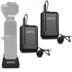 Movo Edge-OP-Duo Dual Wireless Lavalier Microphone for Osmo Pocket 1 and 2