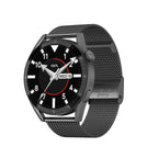 gt3 smart watch 1.36 large screen AI voice nfc access control Alipay collection and payment live broadcast supply -Silver silver steel belt+adhesive tape
