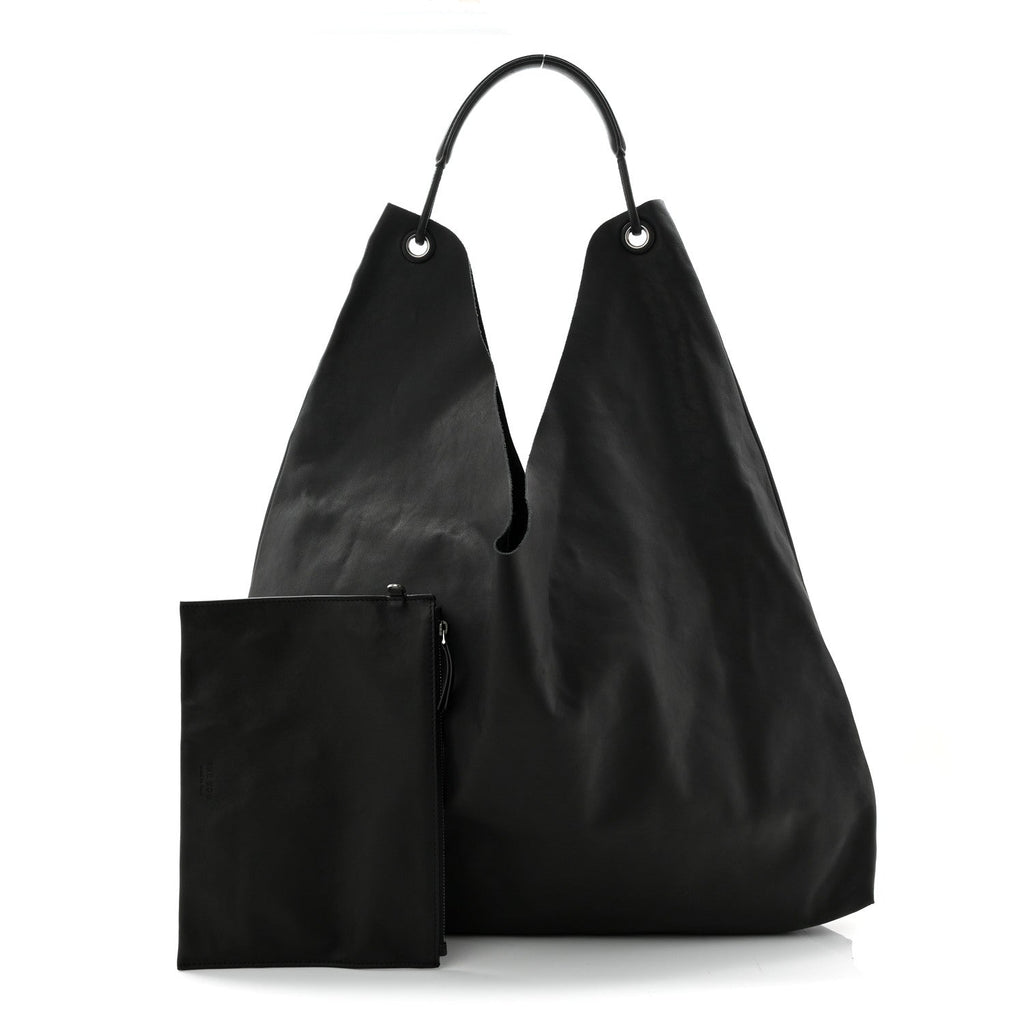 Lambskin Bindle Three Bag Black
