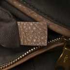 Calfskin Medium Marcie Satchel Tan