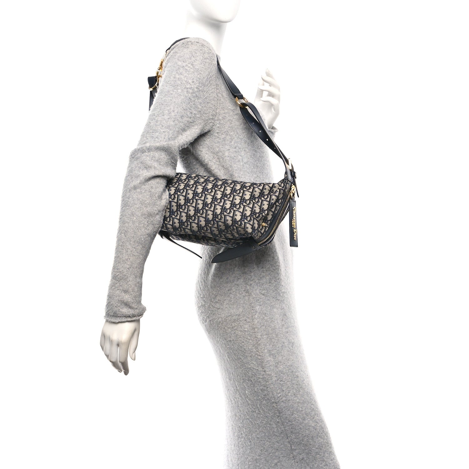 Oblique Small D-Journey Bag Blue