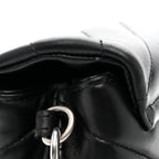 Calfskin Y Quilted Monogram Toy Loulou Crossbody Bag Black
