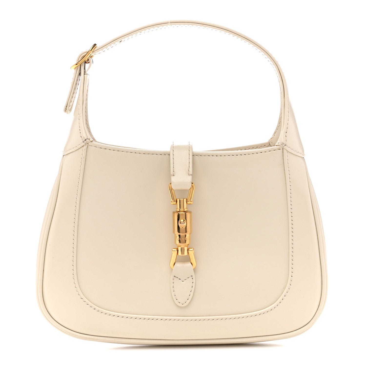 Boarded Dyana Lux Calfskin Mini Jackie 1961 Hobo Mystic White