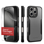 SAHARA - Classic Series Case & Tempered Glass Kit - Apple iPhone 16 Pro