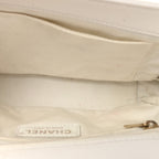 Caviar Quilted Medium Business Affinity Flap White