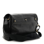 Calfskin Muse Two Messenger Black