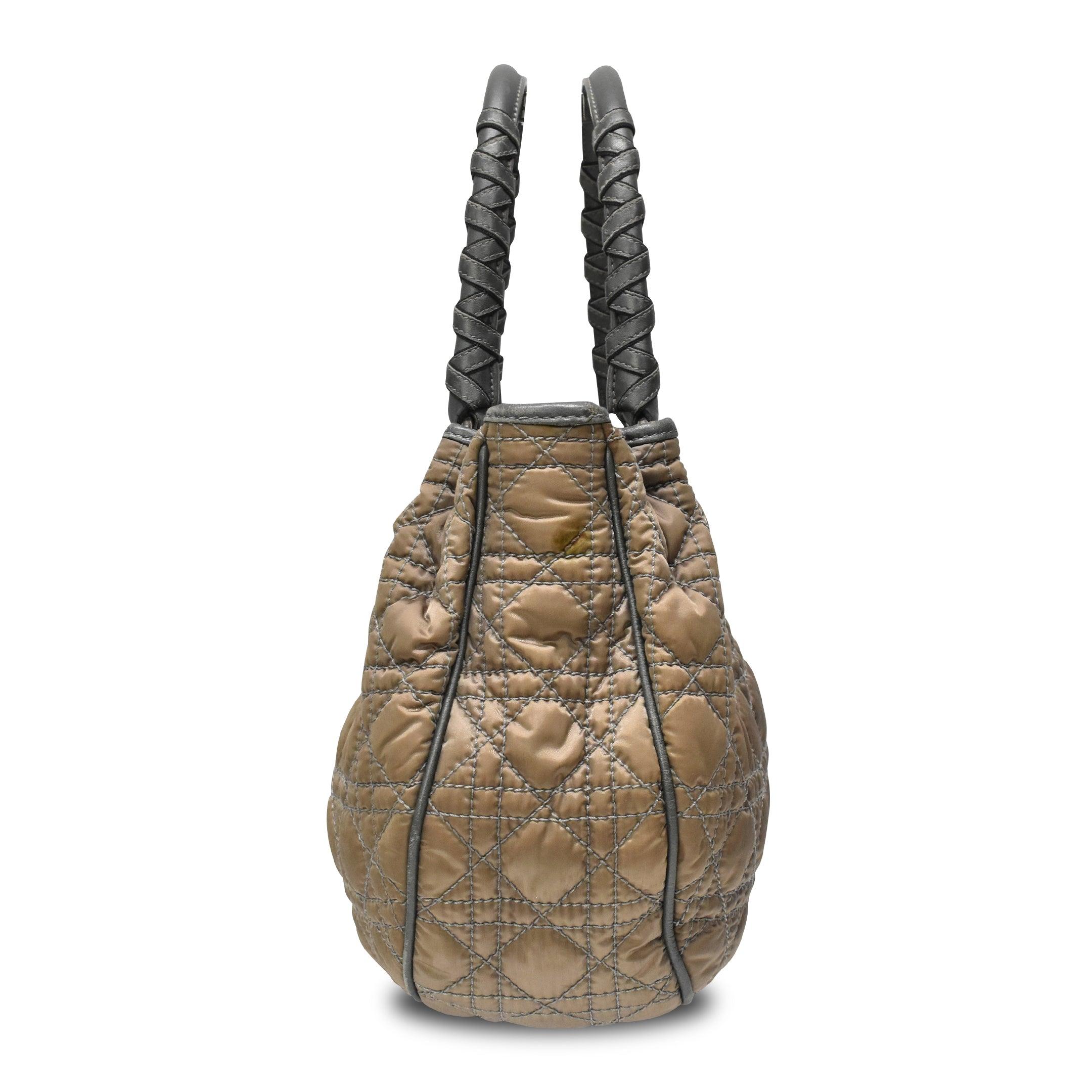 Christian Dior 'Cannage Nylon Hobo Bag'