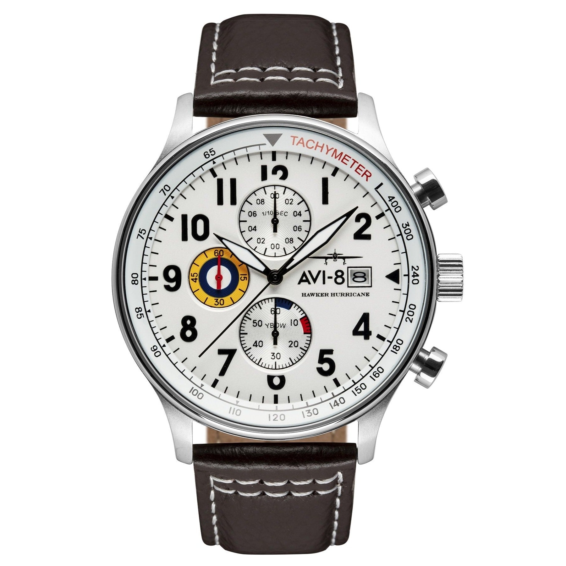 AVI-8 Hawker Hurricane Chronograph Men's White Watch
