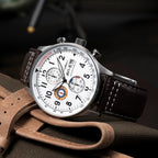 AVI-8 Hawker Hurricane Chronograph Men's White Watch
