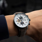 AVI-8 Hawker Hurricane Chronograph Ivory Grey Watch AV-4011-0B