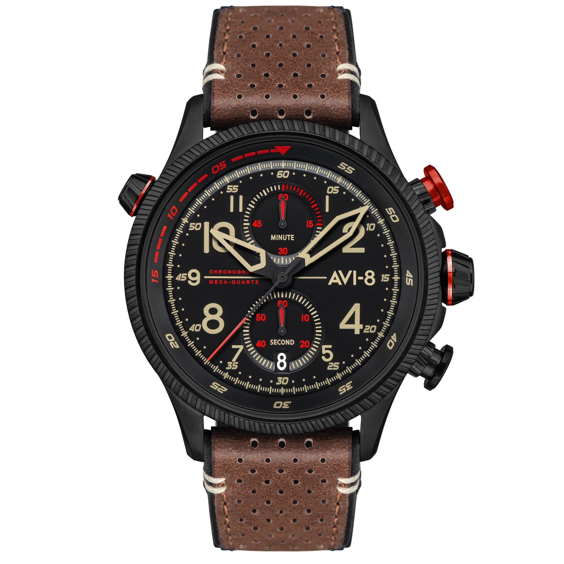 AVI-8 Men's Brown Hawker Hunter Chronograph Watch