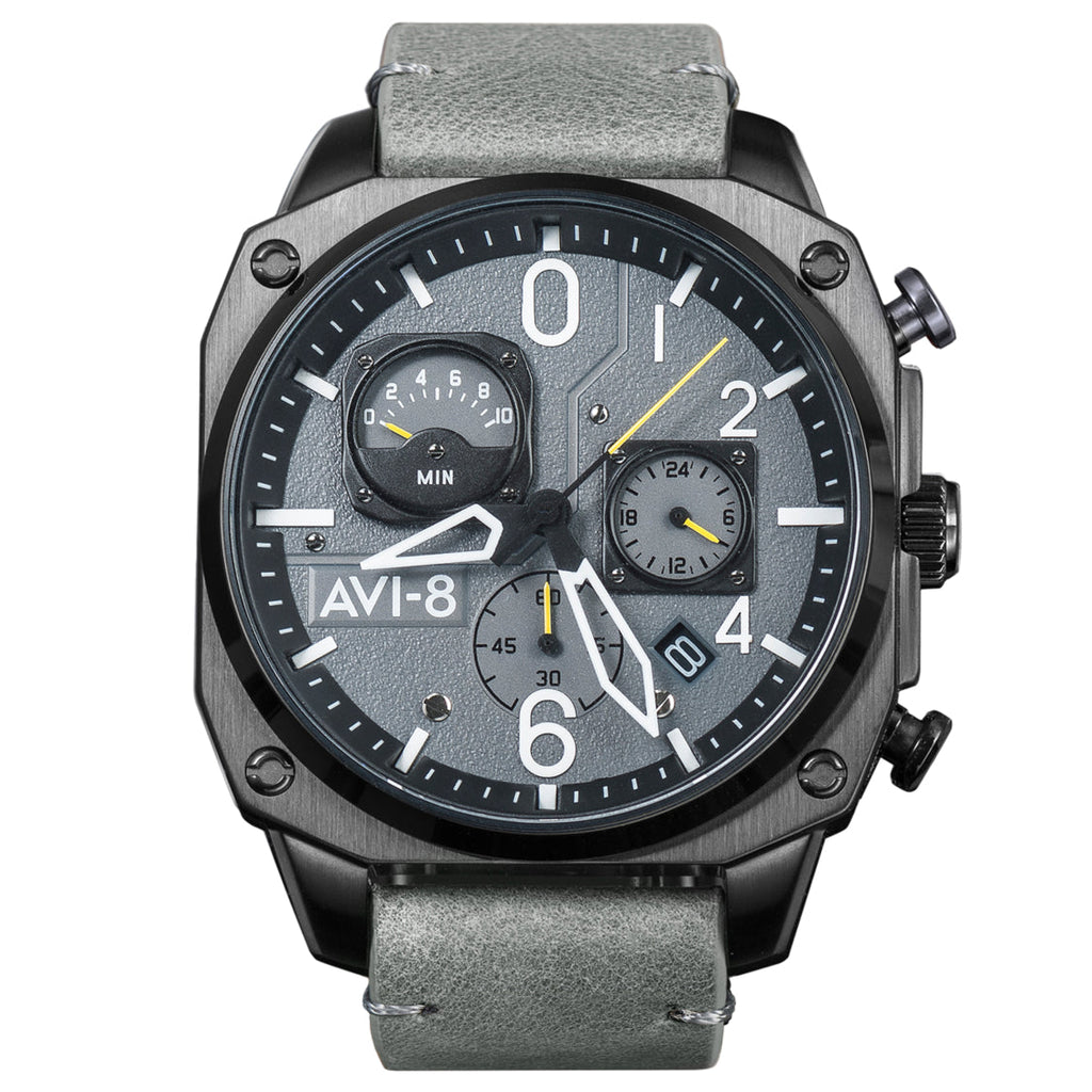 AVI-8 Men's Sea Grey Hawker Hunter Watch