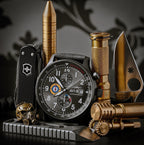 AVI-8 Hawker Hurricane Chronograph Green Strap Men's Watch