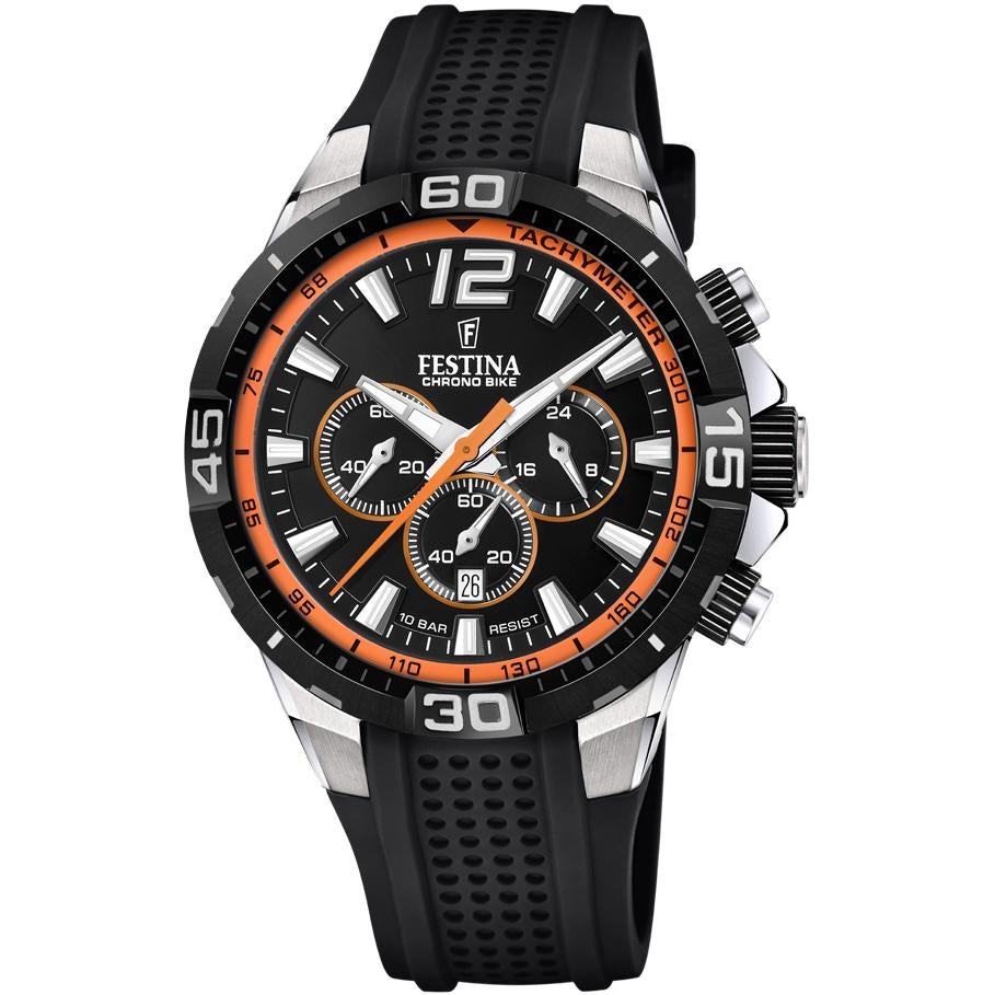 Festina Men's Black Chrono Bike Watch