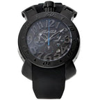 Gaga Milano Men's Black Chrono Watch