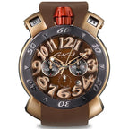 Gaga Milano Men's Brown Chrono Watch