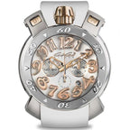 Gaga Milano Men's White Chrono Watch